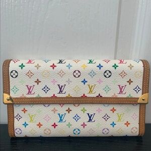 Louis Vuitton Murakami International Wallet-Comes with COA